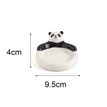 Adorable Hand-Painted Ceramic Animal Dipping Dishes