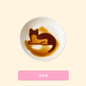 3D cat relief ceramic sauce dish — Cat E design, magic sauce reveal effect, MeowCeramics