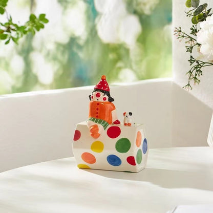 Happy Circus Clown Ceramic Mug