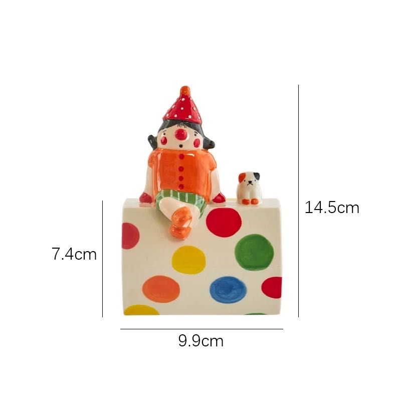 Happy Circus Clown Ceramic Mug