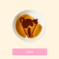 3D cat relief ceramic sauce dish — Cat D design, magic sauce reveal effect, MeowCeramics