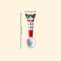 Grey Devon Rex handmade ceramic spoon — underglaze painted, food-safe, MeowCeramics