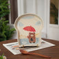 【Handmade to Order】Cute Bread Toast Shaped Plate