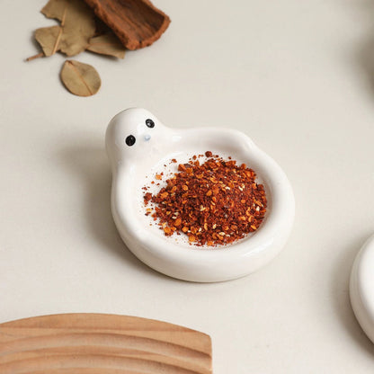 Adorable Hand-Painted Ceramic Animal Dipping Dishes
