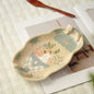 【Handmade to Order】Cute 3D Cat Scalloped Plate