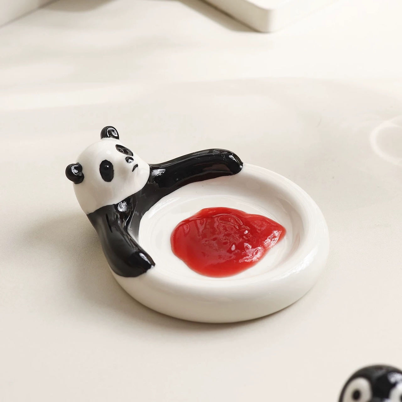 Adorable Hand-Painted Ceramic Animal Dipping Dishes