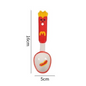 Round Fries ceramic spoon — 3D sculpted handle, underglaze painted, food-safe, MeowCeramics