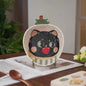 【Handmade to Order】Cute Strawberry Cat & Dog Dessert Fruit Plate