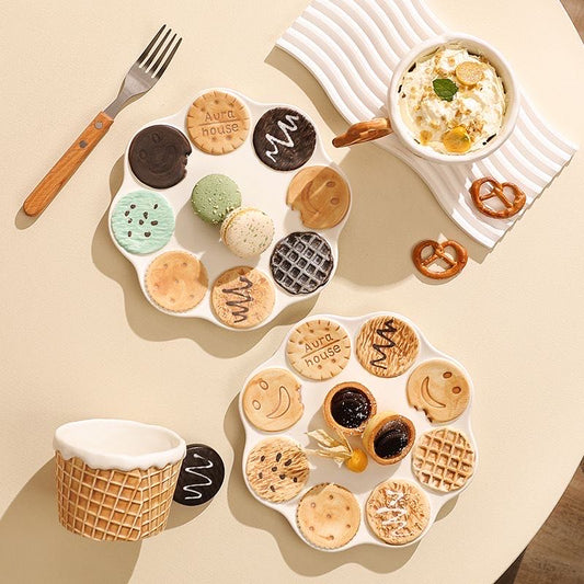 Baking Theme Ceramic Cup & Saucer Set