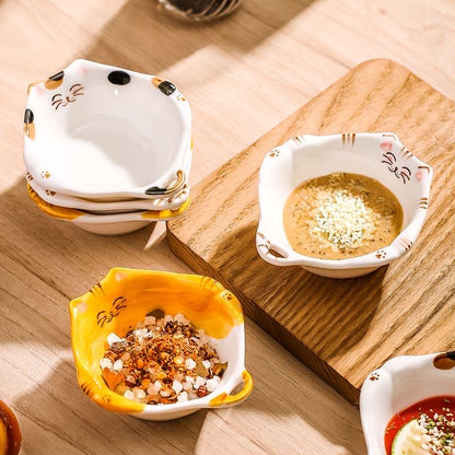 Cat-Shaped Dipping Dish - 45ml