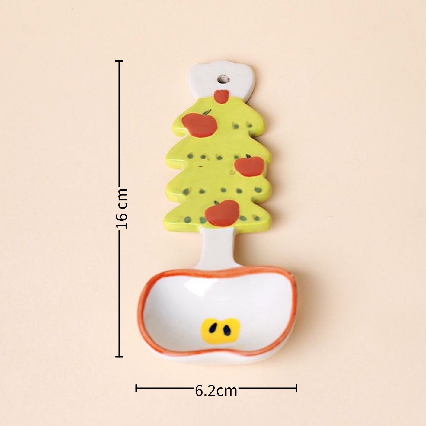 Cute 3D Underglaze Ceramic Long-Handle Spoon — Dopamine Colors | Food-Safe | 6 Styles