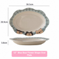 Hand-painted Cute Bear Underglaze Ceramic Tableware Set - Set of 10