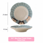 Hand-painted Cute Bear Underglaze Ceramic Tableware Set - Set of 10