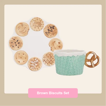 Baking Theme Ceramic Cup & Saucer Set
