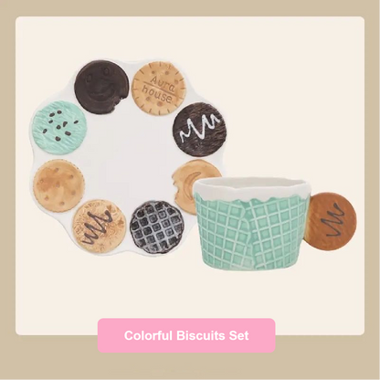 Baking Theme Ceramic Cup & Saucer Set
