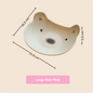 Adorable Terracotta Bear & Cub Salad Plate