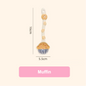 Bread-Shaped Ceramic Long Handle Soup Spoon — Cute Handcrafted Tableware | 6 Styles