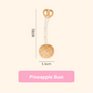 Bread-Shaped Ceramic Long Handle Soup Spoon — Cute Handcrafted Tableware | 6 Styles