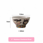 Hand-painted Cute Bear Underglaze Ceramic Tableware Set - Set of 10