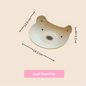 Adorable Terracotta Bear & Cub Salad Plate