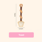 Bread-Shaped Ceramic Long Handle Soup Spoon — Cute Handcrafted Tableware | 6 Styles