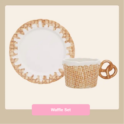 Baking Theme Ceramic Cup & Saucer Set