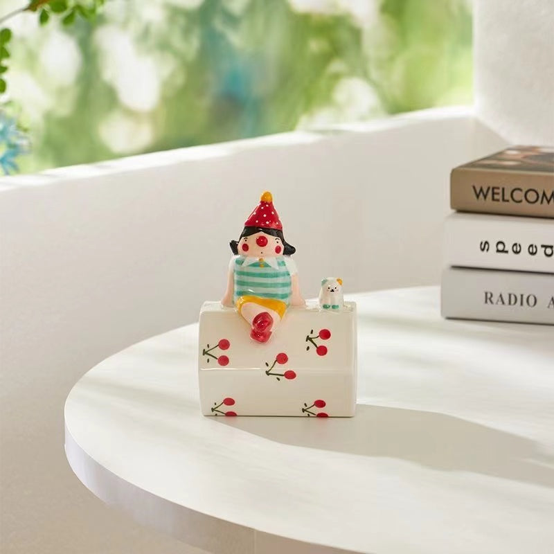 Happy Circus Clown Ceramic Mug