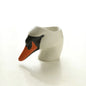 Hand-Painted Swan & Duck Ceramic Egg Holder