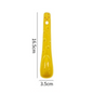 Yellow Cheese ceramic spoon — 3D sculpted handle, underglaze painted, food-safe, MeowCeramics