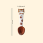 Orange Garfield handmade ceramic spoon — underglaze painted, food-safe, MeowCeramics