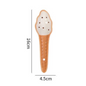 Brown Ice Cream Cone ceramic spoon — 3D sculpted handle, underglaze painted, food-safe, MeowCeramics