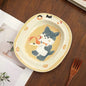 【Handmade to Order】Cute Hand-Painted Puppy Ceramic Plate