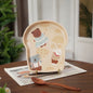 【Handmade to Order】Cute Bread Toast Shaped Plate