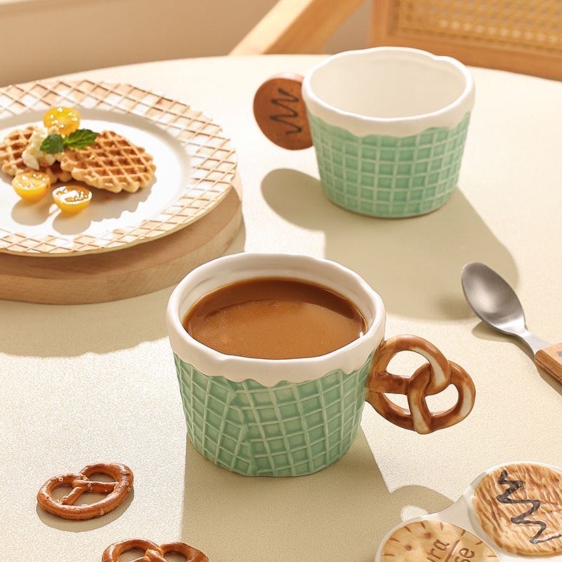 Baking Theme Ceramic Cup & Saucer Set